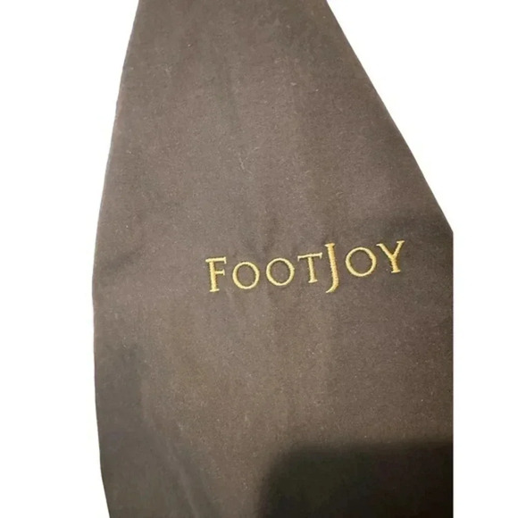 FootJoy Men's Black V Neck Short Sleeve Pullover Windbreaker Golf Jacket Size L - Picture 4 of 5